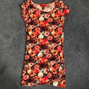 Floral bodycon dress